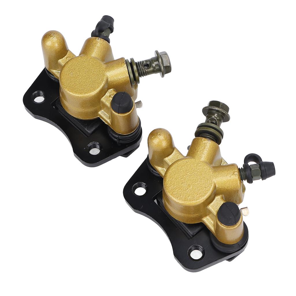 2pcs Hydraulic Disc Brake Caliper Replacement for 50cc 70cc 90cc 110cc 125cc Chinese ATV 4 Wheeler Quad Go Kart