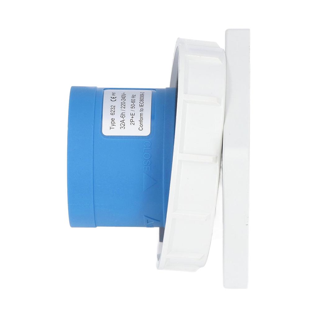 Промышленная розетка IP67 водонепроницаемый латунный контакт авиационный разъем 2P+E 32A 220240V