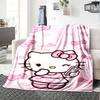 1 шт. Плед Hello Kitty Легкий фланелевый плед для дивана, кровати, путешествий, кемпинга, гостиной, офиса, дивана, кресла