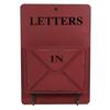 Wood Mail Box Letter Rack Key Holder Wall Storage Creative Home Decoration with Hook Hanger