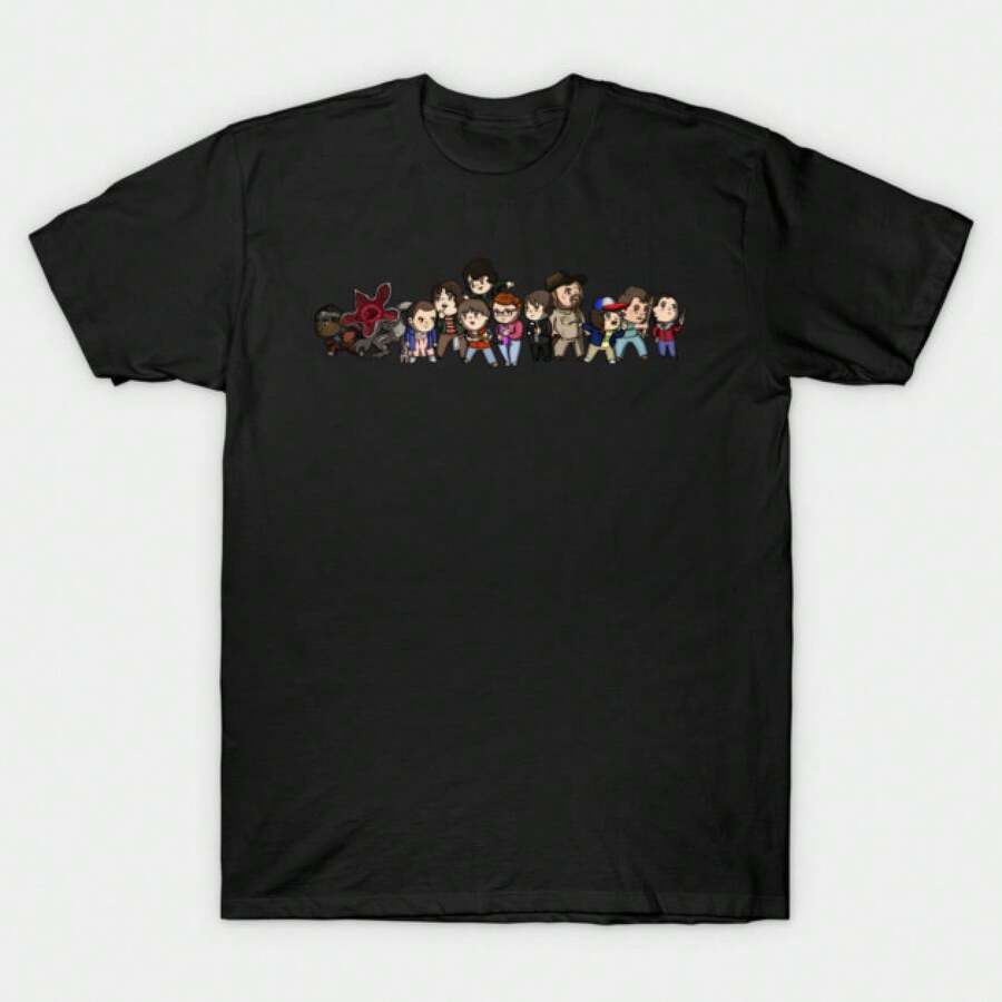 Strangers Things Family TShirtBoys And Girls Cotton TShirt StrangerS Hawkins ThIng Hugs Graphic