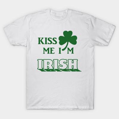 Футболка женская Kiss Me Im Irish Harajuku Print Kawaii футболка летняя женская футболка с коротким рукавом топ футболка