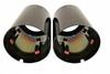 BMW EXHAUST MUFFLER TIP BLACK CHROME 70