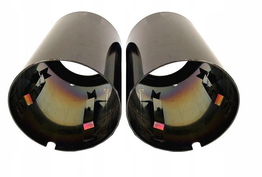 BMW EXHAUST MUFFLER TIP BLACK CHROME 70