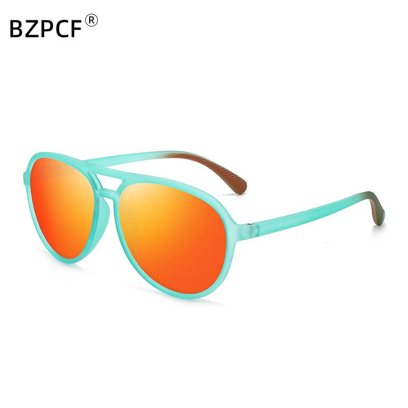 New Trendy Gradient Legs Oversized Pilot Polarized Sunglasses Men Brand Design Vintage Driving Sun Glasses Women Shades UV400