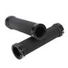 CANSUCC Mountain Bike Handle Bar Cover Aluminum Lock Loop Bicycle Rubber Handle Bar GripsBlack