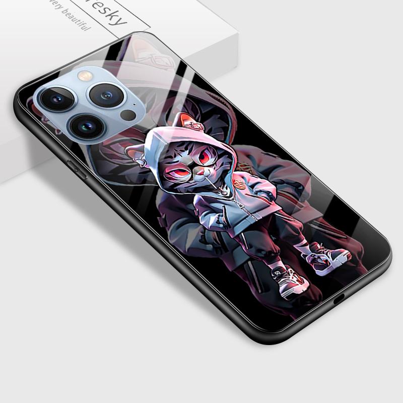 Чехол для телефона из закаленного стекла для Redmi 10 12 13 14C A5 Note9 Note10 Note12 Note14 Xiaomi 11Lite 14T 15 PocoC75 PocoX3 Мягкий край Ударопрочный Гладкий чехол