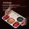 304 Stainless Steel 5-Compartment Lunch Tray