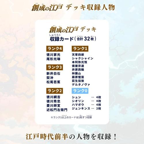 History Card Game Hi!story [Heist] Starter Deck Set: Edo: Creation Vs. Edo: Reform (2-player, 15-20 Minutes, Ages 10 and Up)