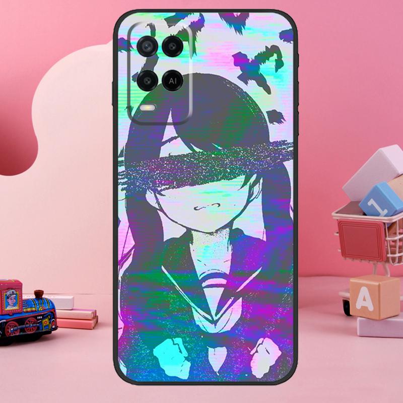 Грустная Аниме Эстетика Сэмпай Чехол Для Oppo A74 A94 A54 A17 A57 A77 A76 A16 A96 A18 A60 A80 A40 A38 A58 A78 A98 A15 A5 Pro