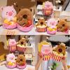 Joyful Capybara Plush Toy Ultra Soft Cuddly Animal For Couples And Snack Lovers In Adorable Designs