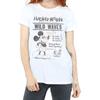 Disney Womens/Ladies Mickey Mouse Making Waves Cotton Boyfriend T-Shirt
