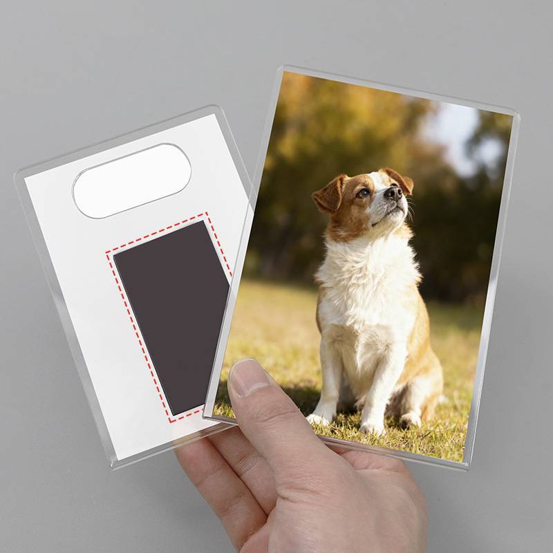 Acrylic Photo Frame Magnetic Refrigerator Magnet With Diy Photo Wall For Home Decor
