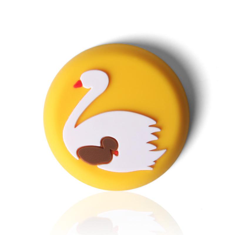 Оригинальная мультяшная силиконовая накладка для предотвращения столкновений на двери, утолщенная стенка, защитная накладка для дверной ручки, угол стола, задняя амортизация, бесшумная и противоударная