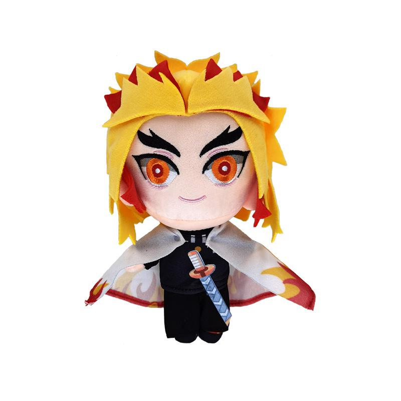 Плюшевая кукла-игрушка Akaza Косплей Аниме Demon Slayer: Kimetsu no Yaiba Tsugikuni Yoriichi Kokushibo милая мягкая подушка 20 см