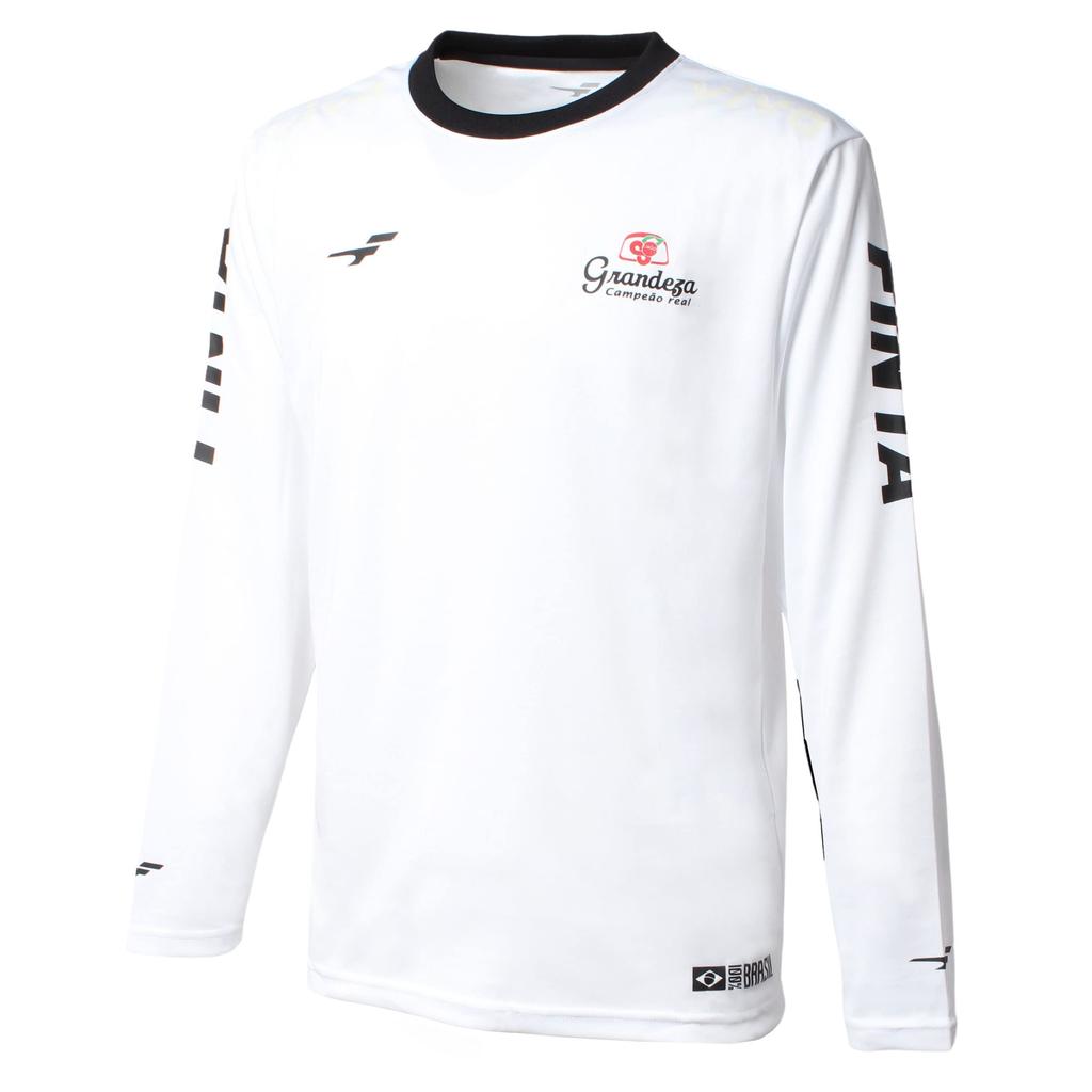 FINTA Men's Long Sleeve Practice Shirt for Soccer and Futsal, Size O, Size L/S (FTE0003 (0100))
