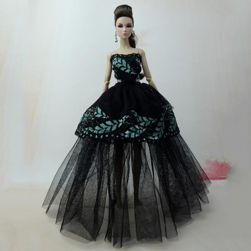 5 шт./лот модная кукольная одежда для куклы Барби наряды вечерние платья вечернее платье для куклы Барби платье 1/6 куклы аксессуары игрушка