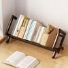 Простая настольная книжная полка для офисных документов, журнальная стойка, студенческая экономичная практичная деревянная книжная полка, открытая бытовая стойка для хранения