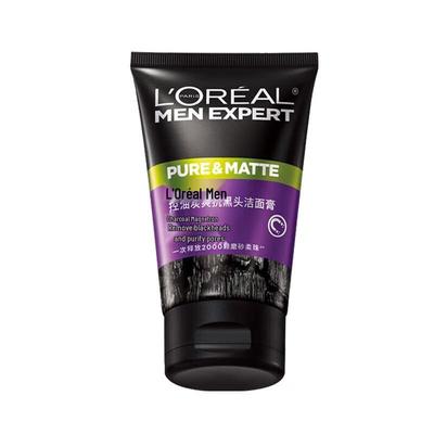 L'Oréal Очищающее средство для мужчин с маслом карбона для контроля жирности