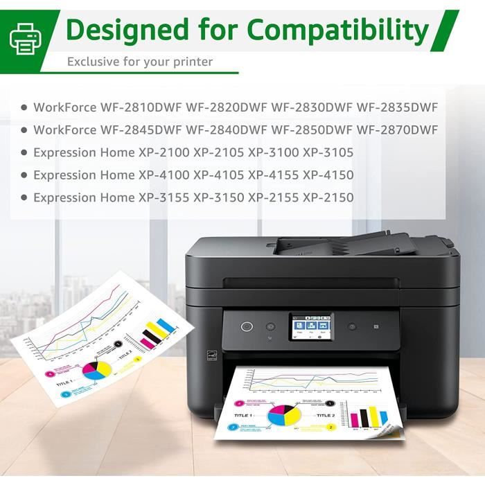 603XL Совместимый картридж с чернилами для картриджа Epson 603 603 XL для Epson Expression Home XP-2100 XP-2105 XP-4100 XP-4105[L3]