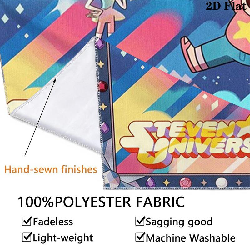 Steven Universo Wall Tapestry Aesthetic Wall Hanging Printed Fabric Blanket Decorative Tapestries for Bedroom Living Room Home Decor