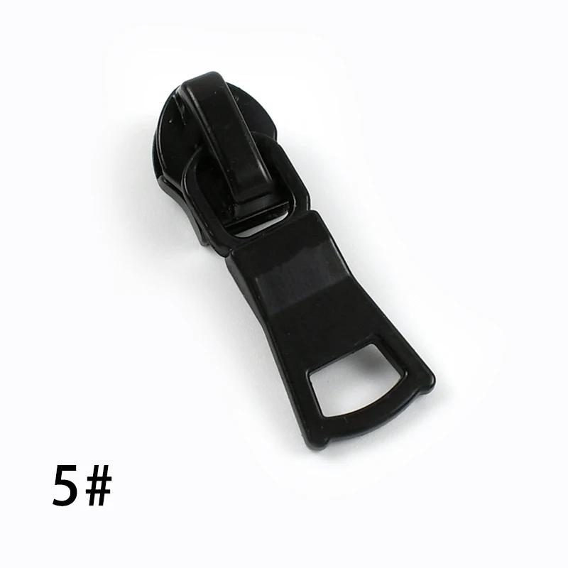 10-50 шт. 3# 5# 8# 10# Водонепроницаемые реверсивные слайдеры для нейлоновых молний, куртка, палатка, пуллер для молнии, головка, ремонт, швейные принадлежности