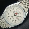 ОТРЕМОНТИРОВАННЫЕ SEIKO 5 АВТОМАТИЧЕСКИЕ 6309A ВИНТАЖНЫЕ ЯПОНСКИЕ МУЖСКИЕ БЕЛЫЕ ЧАСЫ a442427-1