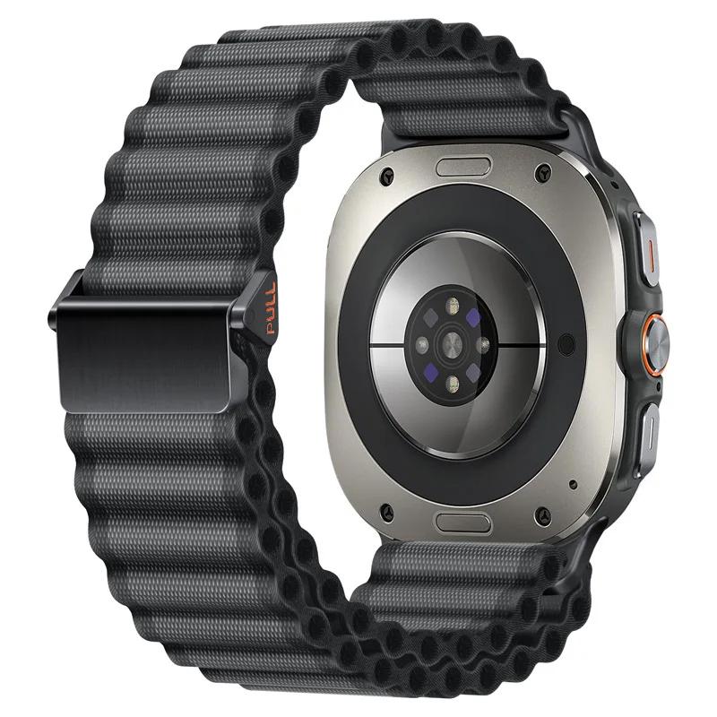 Спортивный нейлоновый ремешок Alpine Loop для Samsung Galaxy Watch Ultra 47 мм, браслет correa Galaxy Watch 7 Ultra Band 47 мм, аксессуары