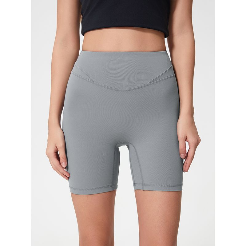 Big Brand Flat for Four Points Yoga Pants Outwear Not Embarrassed High Waist Track Shorts Women's Tight Fitness Shorts Women's Hip Lifting