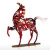Metal Sculpture Metal Weaving Horse Home Furnishing Articles Handicrafts