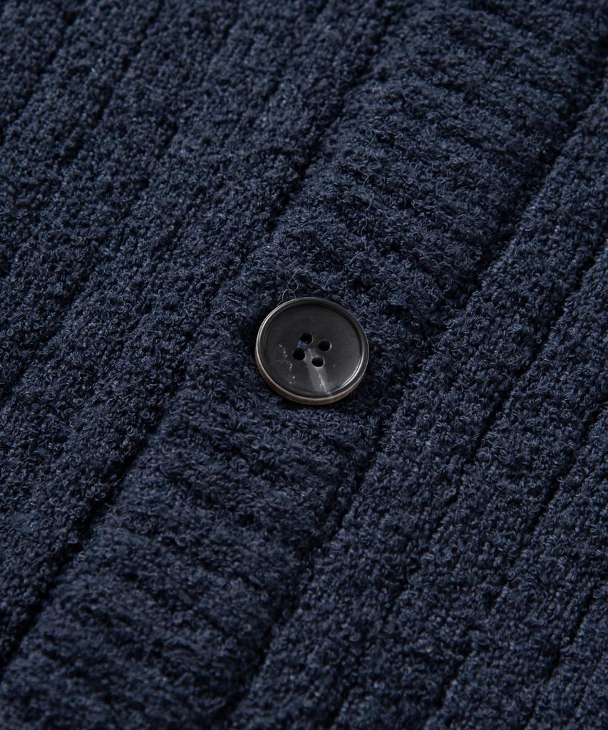 NONBLANK Boucle Hoodie Knit_Navy