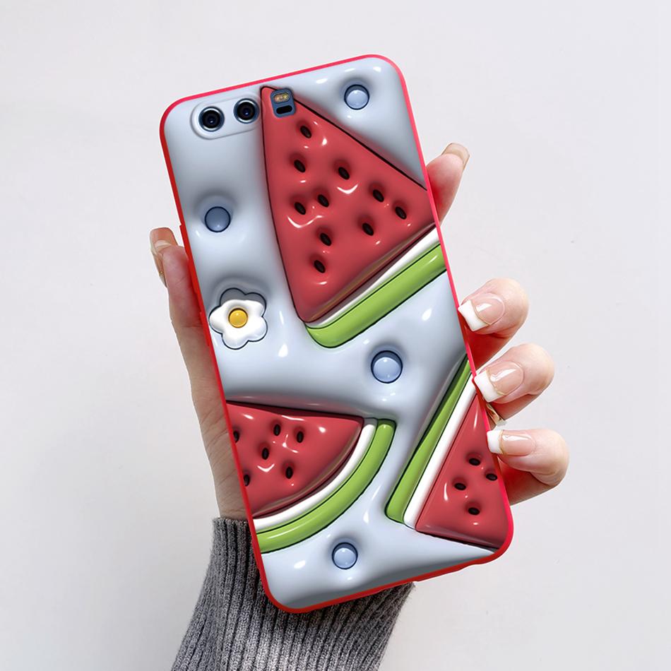 For HUAWEI P10 Case P10 Plus Cover Cute Bear Cartoon Frog Soft Matte Silicone Phone Case For HUAWEI P10 P 10 Plus Protector Case