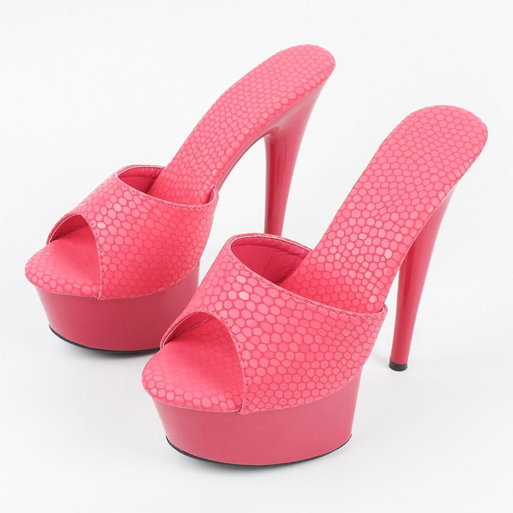 Женская обувь, весенние пикантные сандалии на прозрачном каблуке, тапочки, обувь для вечеринок и клубов, каблук 14 см, платформа 4 см, LFD-B3552