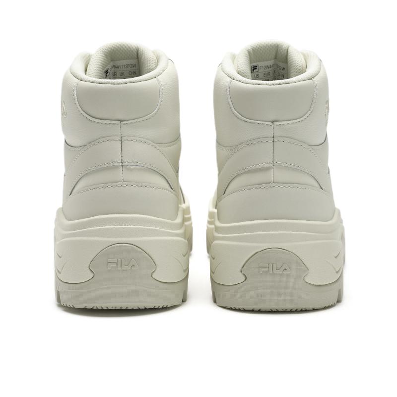 Fila Amica Fashion Удобные Универсальные Высокие Повседневные Кроссовки Женские кроссовки Спаржа-Белый F12W441113FGW