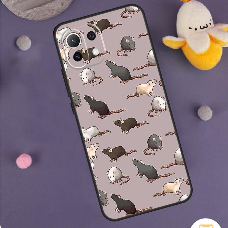 Милый Мультяшный Зверь Крыса Чехол Для Xiaomi 15T Pro 13T 14T 14 15 Ultra 17 Pro Max POCO F8 Pro F5 F6 F7 X5 X6 X7 Обложка