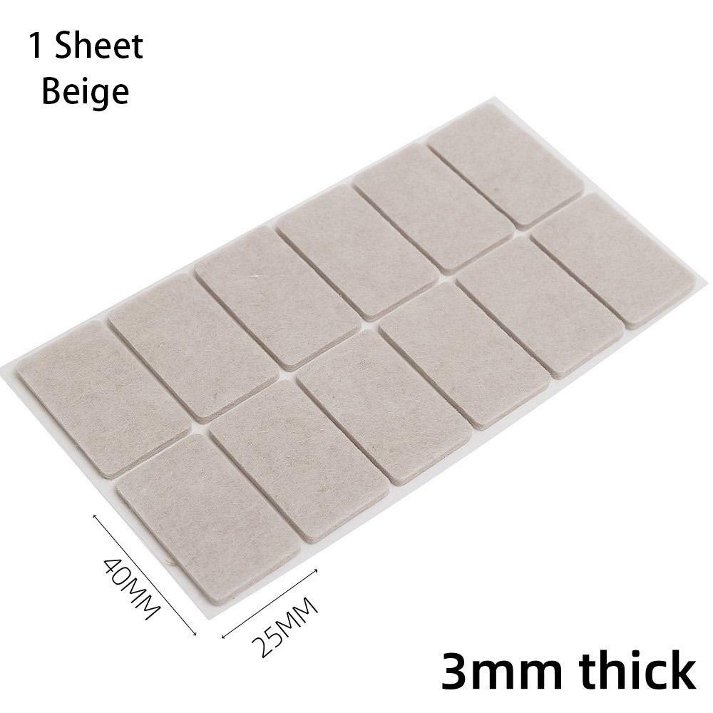 12Pcs/Sheet Table Leg Cover Bumper Pads Home Furniture Accessory Anti Scratch Mat