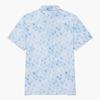 MunSingwear Men S Logo PaTTern ShorT Sleeve T ShirT lighT Blue mr221mTS61