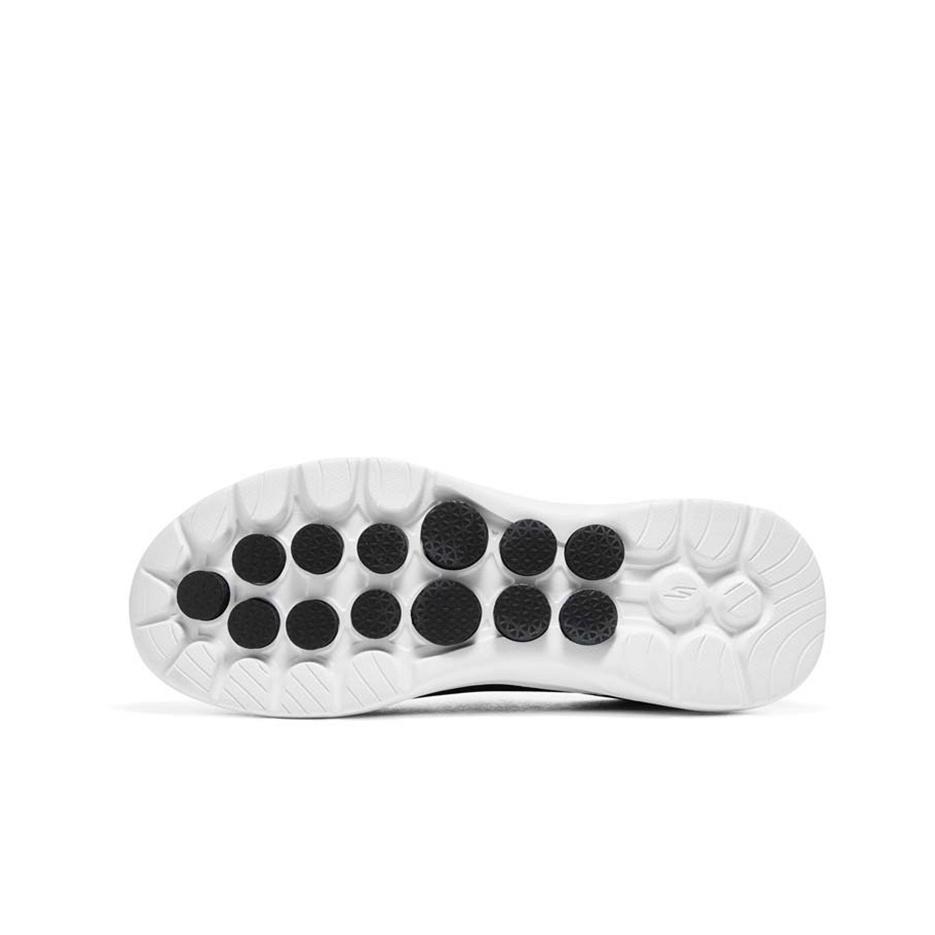 Skechers Go Walk 6 Slip-Ins Сетчатая ткань Технология Flash Удобные Повседневные Низкие кроссовки Мужские Черный Белый 216278-BLK