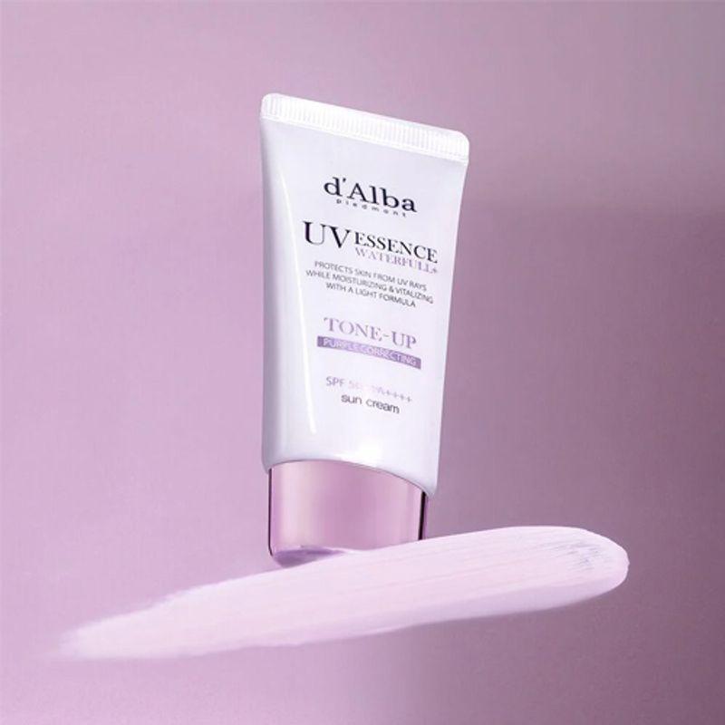 [d'Alba] Waterfull Purple Tone Up Sun Cream 50ml