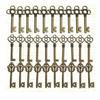 Vintage Key Pendant, Mixed, 12 Pieces/pack, DIY Antique Bronze Key Accessory, Notebook Pendant