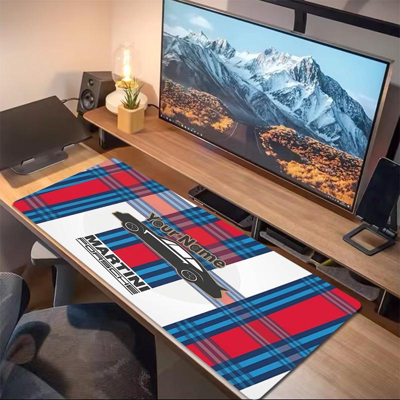 Martini Custom Name Large Size Mouse Pad Large Gaming Table Cushion Nonslip Laptop Tablet Big Mousepad Xxl Mat Mini Pc Playmat With Lock Edge Custom N
