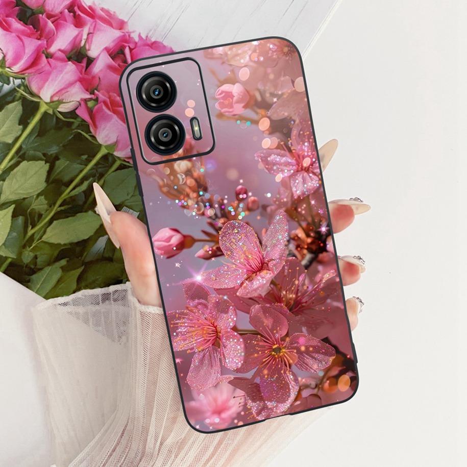For Motorola Moto G53 5G Case XT2335-2 New Stylish Butterfly Flower Fundas Soft Silicone Phone Cover For Moto G13 G23 G73 Bumper