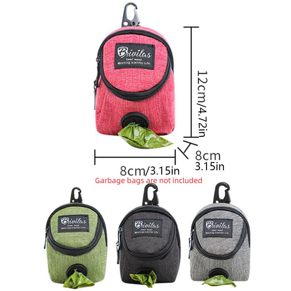 Multifunction Puppy Snack Reward Waist Bag Portable Dog Poop Dispenser Puppy