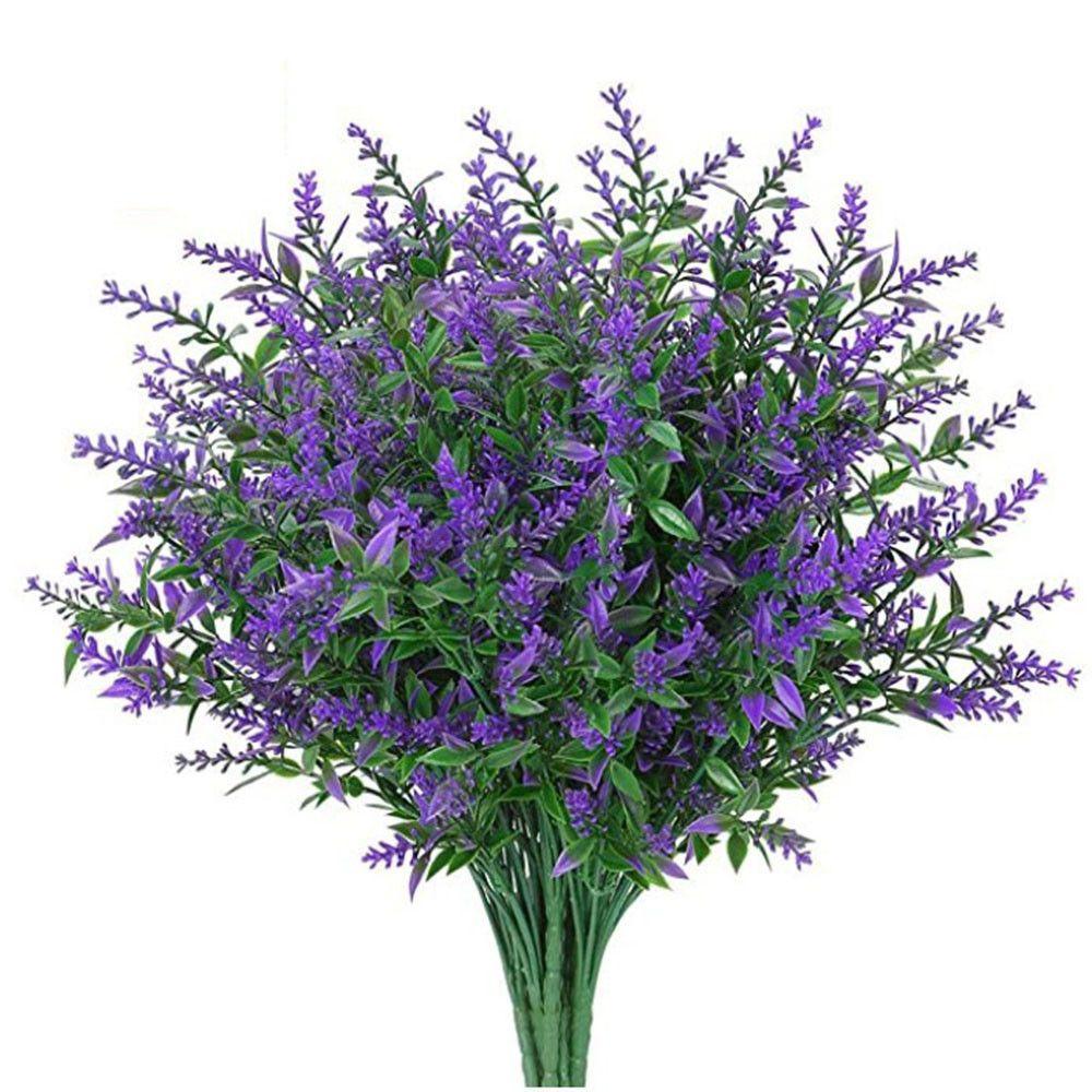 Реквизит для фотосъемки в стиле фермерского дома, Домашний декор для сада, Искусственные кусты лаванды, Растения, Искусственные цветы