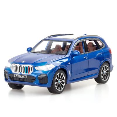1:24-масштабная модель автомобиля из сплава X5, с имитацией звука и света, откидными литьями под давлением и игрушечными машинами, внедорожником, автомобилем, коллекция для мальчиков, украшение в подарок