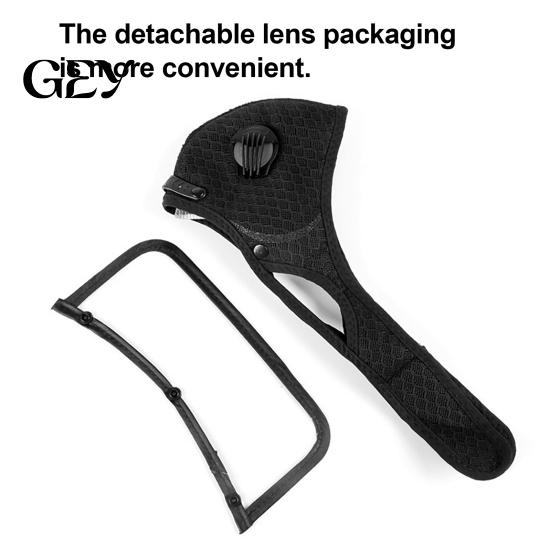 Dust Mask with Adjustable Goggles Reusable Carbon Filter Goggles, 6-Layer Face Construction Work 10 Filters, Protection Breathing Valve, Eye Shield
