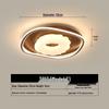 Mid-Century Modern Walnut Ceiling Light - Minimalist Wabi-Sabi Style