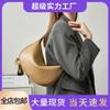 Portable Leather Premium Shoulder Bag Cowhide Exquisite Messenger Bag Commuter Versatile Underarm Bag Women's Dumpling Bag