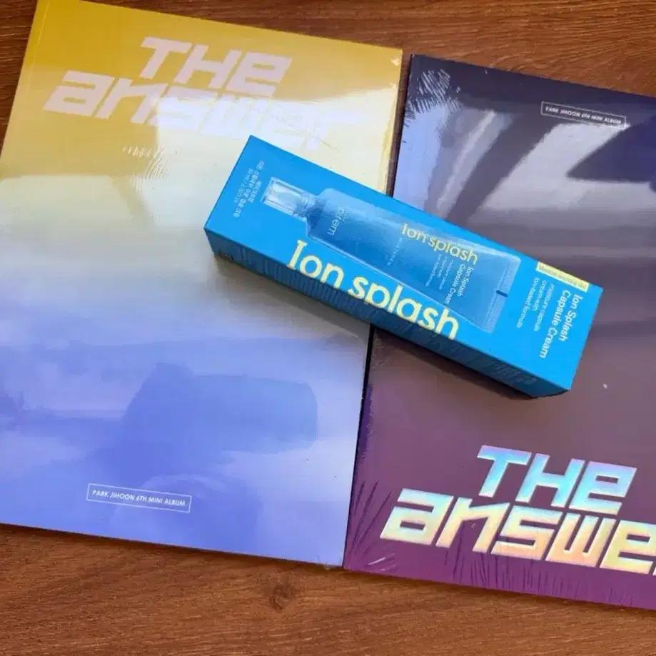 Park Ji-hoon sealed Album D'Answer 2-piece set + Make Prem Moisturizing Cream