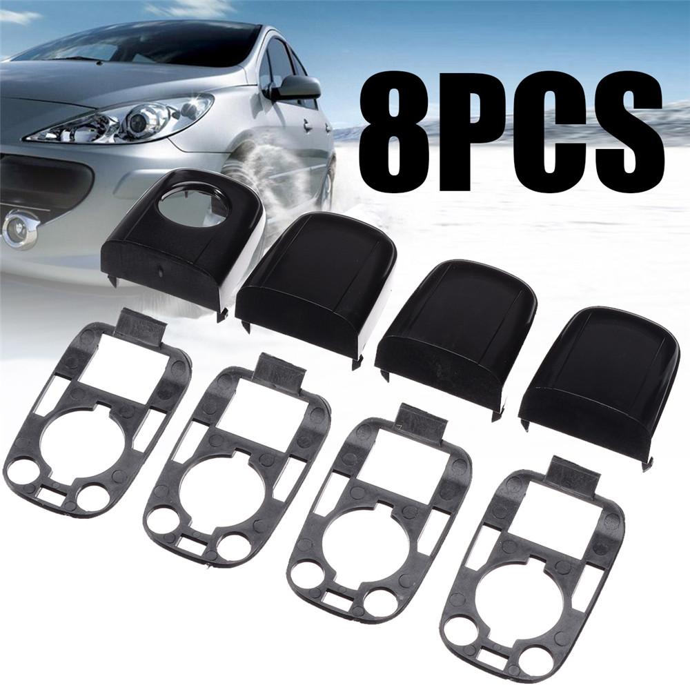 Door Handle Trim Kit For Peugeot 307+ Sw Cc Citroen C2/C3 / C3 Pluriel 03-11